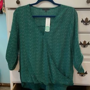 Green blouse